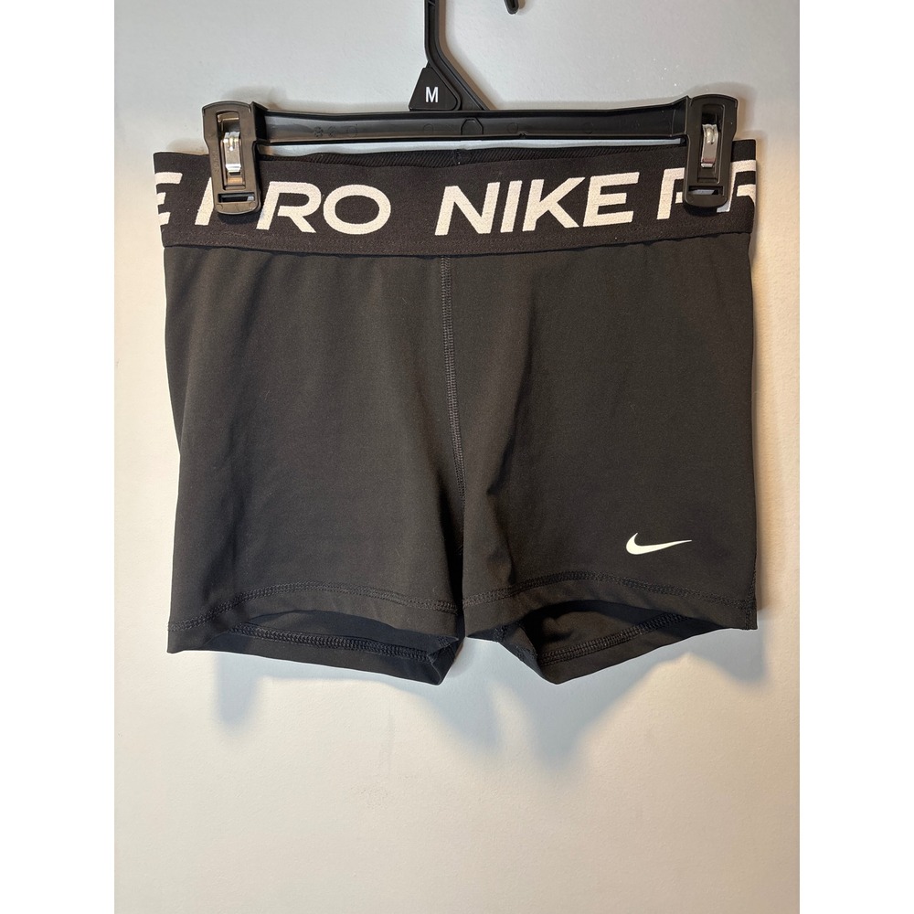 Nike Pro Shorts 3 Inch Black Spandex Women's Training Shorts Size Medium